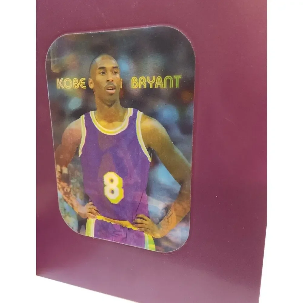 Rare 3-D Kobe Bryant School Folder Cool Moves Plastic 3 Ring Item #55002 Purple